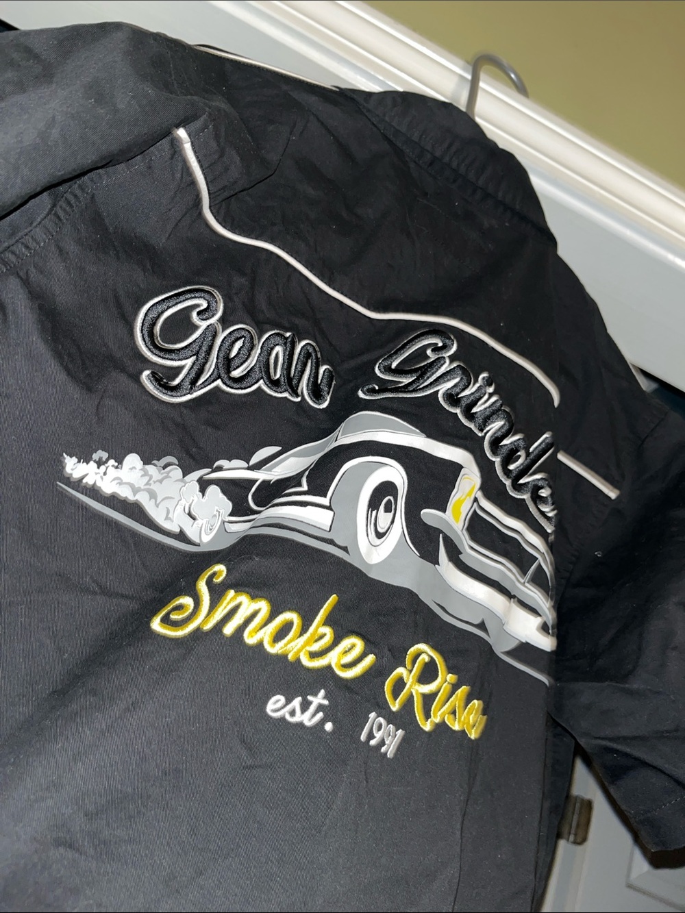 SR Performance Motor Gear Black Racing Jacket Sleeve with Patches - Picture 4 of 5